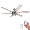 Honeywell Ceiling Fans Kaliza, 56 in. Ceiling Fan with  Light & Remote Control, Gun Metal 51035-40